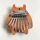 Mini Kalimba Thumb Piano, Solid Wood 8 Keys Finger Piano, Portable Marimba Musical Thumb Piano with Lanyard, Valentines Gift for Kids Adults Beginners