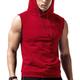 Men's Sleeveless Hoodie Workout Hoodie Tank Top Gym Hoodie Hooded Sports Outdoor Daily Holiday Plain Black Red Blue Activewear Streetwear Sport Spring Fall Hoodies Sweatshirts