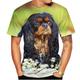 Animal Dog Cavalier King Charles Spaniel T-shirt Anime Graphic T-shirt For Couple's Men's Women's Adults' 3D Print Casual Daily