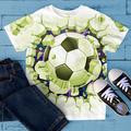 Boys 3D Graphic Football T shirt Tee Short Sleeve 3D Print Summer Spring Active Sports Fashion Polyester Kids 3-12 Years Outdoor Casual Daily Regular Fit