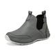 Men's Sneakers Retro Walking Casual Daily Leather Comfortable Booties / Ankle Boots Loafer Black White Gray Spring Fall