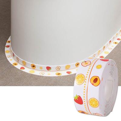 1roll Waterproof Mildew-proof Toilet Caulk Strip, Bathroom Self-adhesive Sealing Tape, Bathroom Waterproof Tape To Prevent Moisture And Mold, Beautiful Seam Stickers On The Edge Of The Bathroom Toilet