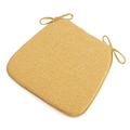 Chair Cushion Dining Chair Seat Pad Non Slip Memory Foam Chair Pad with Ties Non Skid Rubber Back U-Shaped Seat Cover
