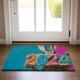 Breaking Bunny Easter Doormat Non-Slip Oil Proof Rug Indoor Outdoor Mat Bedroom Decor Bathroom Mat Entrance Rug Door Mat