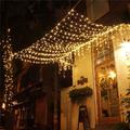 LED Window Curtain String Light Christmas Lights DC31V Twinkle Star 3Mx3M 6Mx3M 600LEDs for Christmas Wedding Party Home Garden Yard Outdoor Indoor Wall Decoration Lighting EU US AU UK Plug