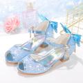 Girls' Sandals Princess Shoes Flower Girl Shoes Bowknot Open Toe Little Kids(4-7ys) Big Kids(7years ) Daily Party Evening Walking Shoes Rhinestone