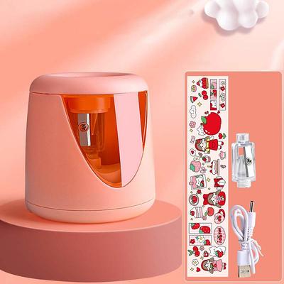 USB Rechargeable Electric Pencil Sharpener, Heavy-Duty Mechanical Design, Multi-Function for School Office Use, Ideal Gift for Students and Children