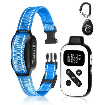 Shock Collar for small medium and large Dogs Bark Collar with Remote and Automatic Mode Dog Training Collar with Beep Vibration and Shock Waterproof Electric Dog Collars