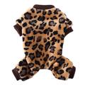 XS Dog Pajamas Pet Clothes for Small Dogs Girl Boy Super Soft Small Dog Jumpsuits Pjs Winter Dog Sweater Onesie Plush Puppy Pajamas 4 Legged Clothing Outfits for Chihuahua Yorkie Apparel