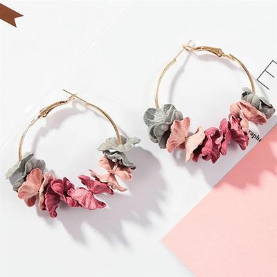 1 Pair Drop Earrings For Women's Birthday Party Evening Gift Alloy Vintage Style Petal