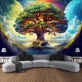 Tree of Life 3D Hanging Tapestry Hippie Wall Art Large Tapestry Mural Decor Photograph Backdrop Blanket Curtain Home Bedroom Living Room Decoration