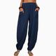 Women's Cotton And Linen Lounge Pants Solid Color Loose Casual Pants Home Street Daily Harem Trousers