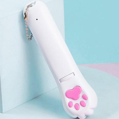 USB Charging Projection LED Cat Toys Funny Infrared Ultraviolet Ray mouse Fish Bone Cat Clawpattern Beam Tease Cat Accessories