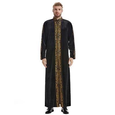 Men's Robe Thobe / Jubba Religious Saudi Arabic Arabian Muslim Ramadan Adults Leotard / Onesie