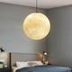 LED Pendant Light 15cm Moon Light Chandelier Nordic Style Bedroom Planet Ball Study and Restaurant Tooling Moon-Light Lamp Internet Celebrity Ins Lamps