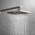 7.9 Inch Basics Rainfall Shower Head Rectangular/Contemporary Shower Head Polished Chrome