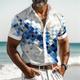 Plaid Vacation Men's Resort Hawaiian 3D Printed Shirt Button Up Short Sleeve Summer Beach Shirt Vacation Daily Wear S TO 3XL