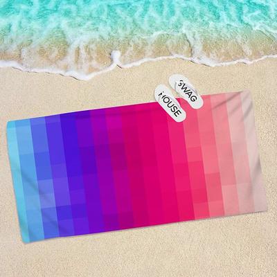 Microfiber Sand Free Beach Towel Quick Dry Super Absorbent Large Towels Blanket for Travel Pool Swimming Bath Camping Yoga Girls Women Men Adults