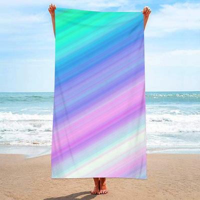 Microfiber Sand Free Beach Towel Quick Dry Super Absorbent Large Towels Blanket for Travel Pool Swimming Bath Camping Yoga Girls Women Men Adults