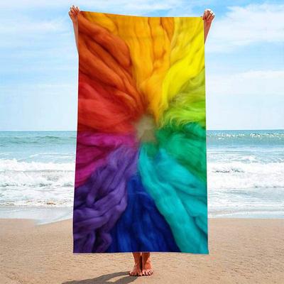 Microfiber Sand Free Beach Towel Quick Dry Super Absorbent Large Towels Blanket for Travel Pool Swimming Bath Camping Yoga Girls Women Men Adults