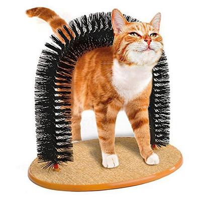 Cat Brush Cat Scratch Cat Toy Pet Toy Hair Scrubber Cat Arch Pet Play Toy