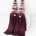 Rope Curtain Tassel Tie Backs Curtain Fringe Tiebacks Holdbacks Window Drapes Curtain Supplies Rope Room Accessories