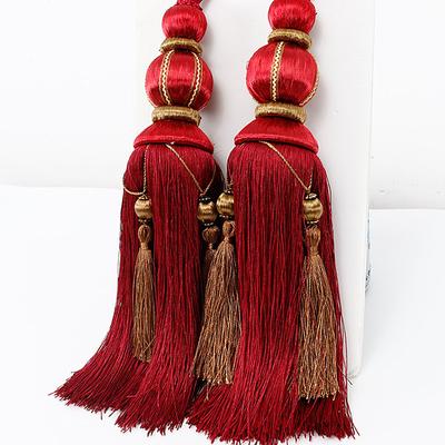 Rope Curtain Tassel Tie Backs Curtain Fringe Tiebacks Holdbacks Window Drapes Curtain Supplies Rope Room Accessories