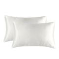 Set of 2 Pcs Silk Satin Pillowcase for Hair and Skin Slip, Pillow Cases for Standard/Queen/King Size - Satin Cooling Pillow Covers with Envelope Closure Suit