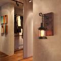 Lightinthebox LED Wall Light Vintage Retro Wooden Metal Painting Color Wall lamp Sconces Lighting Fixture With 6FT Plug In Cord And On/Off Switch EU/US Plug AC85-265V