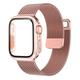Milanese Loop Compatible with Apple Watch band 40mm 41mm 44mm 45mm with Case Magnetic Clasp Adjustable Stainless Steel Strap Replacement Wristband for iwatch Series 9 8 7 6 5 4 SE