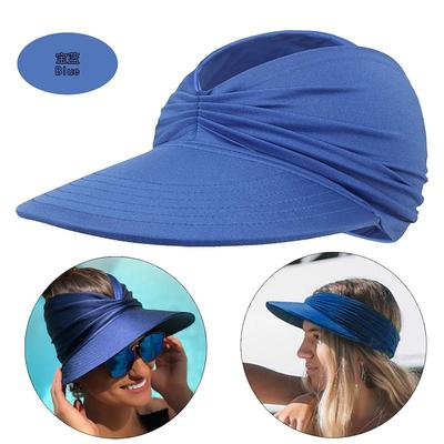 Summer Beach Sun Hat Women's Empty Top Hat 50 Sun Sun Hat Ladies Outdoor Sports Hat