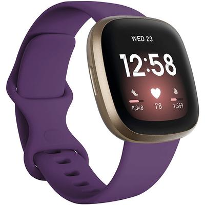 1 pcs Smart Watch Band for Fitbit Versa 3 / Fitbit Sense Silicone Smartwatch Strap Soft Breathable Sport Band Fitness Replacement Wristband