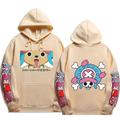 One Piece Tony Tony Chopper Hoodie Anime Cartoon Anime Front Pocket Graphic Hoodie For Couple's Men's Women's Adults' Hot Stamping
