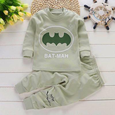 Kids Boys 2 Pieces T-shirt Pants Long Sleeve Owl A01 A02 Animal Cartoon Crewneck Summer Spring Basic Home 3-7 Years