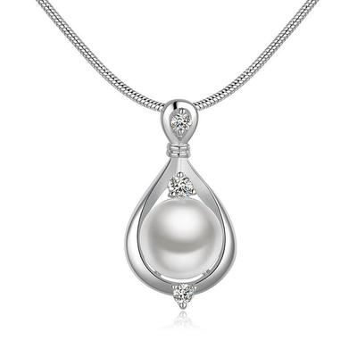 1PC Pendant Necklace Necklace For Women's Pearl White Gift Daily Alloy Classic Drop