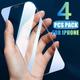 4 pcs Screen Protector For Apple iPhone 15 Pro Max Plus iPhone 14 Pro Max Plus 13 12 11 Mini X XR XS 8 7 Tempered Glass 9H Hardness Anti Bubbles Anti-Fingerprint High Definition Explosion Proof