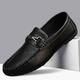 Men's Loafers Slip-Ons Moccasin Driving Loafers Walking Casual Outdoor Daily Faux Leather Breathable Comfortable Slip Resistant Loafer Black Grey Spring