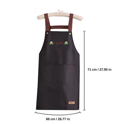 Apron Women's Kitchen Home Cooking Waterproof, Oil Proof, Hand Wiping Fashion Internet Celebrity Catering Special Apron