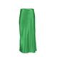 Women's Skirt Long Skirt Midi High Waist Skirts Ruched Solid Colored Street Daily Spring Summer Polyester Elegant Fashion Casual Black Pink Green Rose Red
