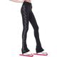 Figure Skating Pants Women's Girls' Ice Skating Leggings Outfits Bottoms Black Patchwork Spandex High Elasticity Training Competition Skating Wear Handmade Crystal / Rhinestone Figure Skating