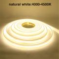 220V COB Led Strip Light With Power Plug 288LED/M Super Bright Waterproof CRI 90 Linear Lighting Flexible LED Ribbon