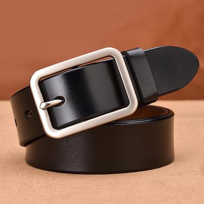 Men's Leather Belt Casual Belt Black Red Dermis Retro Traditional Plain Daily Wear Going out Weekend