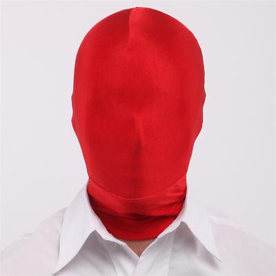 2 Pieces Full Face Mask BW 2nd Skin MasksHalloween Spandex Hood for Unisex Cloth