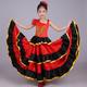 Girls' Flamenco Senorita Dancing Tango Dance Costume Stylish Polyester Red Skirt / Kid's