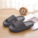 Women's Super Soft Eva Thick Platform Slides Minimalist And Comfortable Indoor Bathroom Non-Slip Slippers Men's Slippers