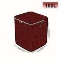 Houndstooth Storage Box, Large Capacity Quilt Packing Cube, Toys Clothes Organizer For Packing Moving