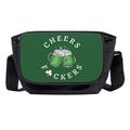 Men's Crossbody Bag Shoulder Bag Satchel Messenger Bag Polyester Outdoor Daily St. Patrick's Day Print Large Capacity Character Black Green Dark Blue