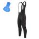 21Grams Men's Cycling Bib Tights Bike Bib Tights Winter Mountain Bike MTB Road Bike Cycling Sports 3D 3D Pad Cycling Breathable Quick Dry Black Green Polyester Spandex Clothing Apparel Bike Wear