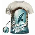 Custom T Shirt for Men Design Your Own Custom Shirts Personalized All Over Print Tee Custom Gifts