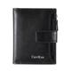 Men's Wallet Credit Card Holder Wallet PU Leather Daily Zipper Large Capacity Lightweight Durable Solid Color Dark Brown Black Brown